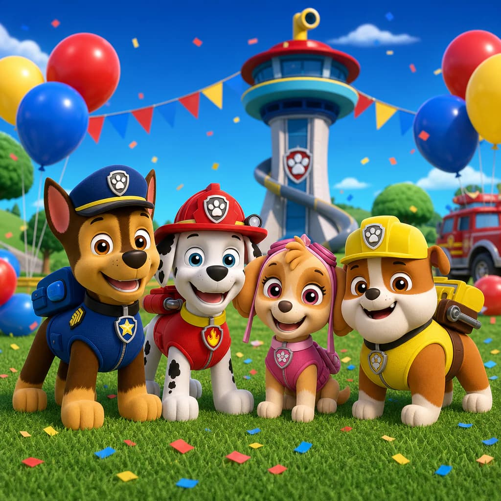 Temática Paw Patrol